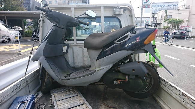 横浜市鶴見区でバイク買取、原付スクーターも売れます
